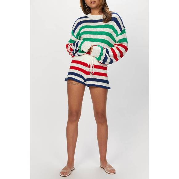 BEACH RIOT Sweaters - NEW BEACH RIOT ava sweater in nautical stripe
